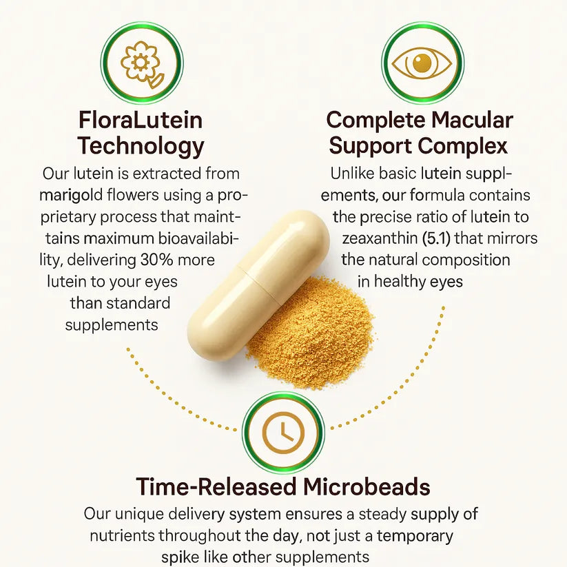 Zona Lutenvision-suplemento vitamínico y mineral para la salud ocular (90 cápsulas)