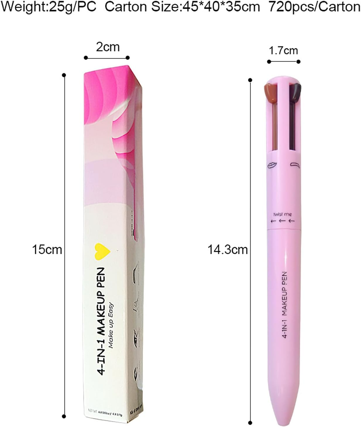 BeauFairy 4-in-1 Makeup Pen