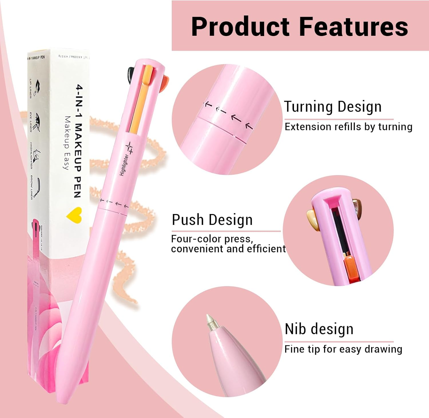 BeauFairy 4-in-1 Makeup Pen