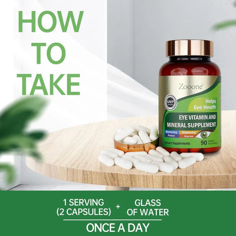Zona Lutenvision-suplemento vitamínico y mineral para la salud ocular (90 cápsulas)